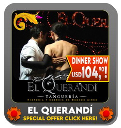 Jantar Tango Show Buenos Aires El Querandi mais informacao