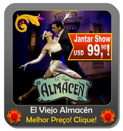 Jantar Tango Show Buenos Aires El Viejo Almacen ingressos e mais informacao